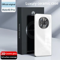 original huawei color case for huawei mate 40 mate 30 p40 p50 pro honor 60 50 surround lens 3d hot bend ceramic protect cover