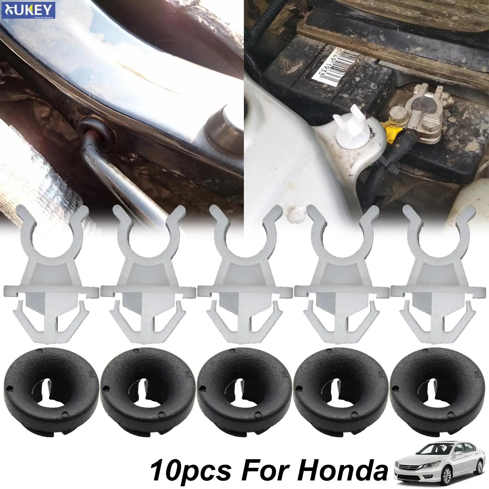 

5 комплектов, крепежный зажим для капота Honda Accord CR-V Civic, Acura TSX RDX