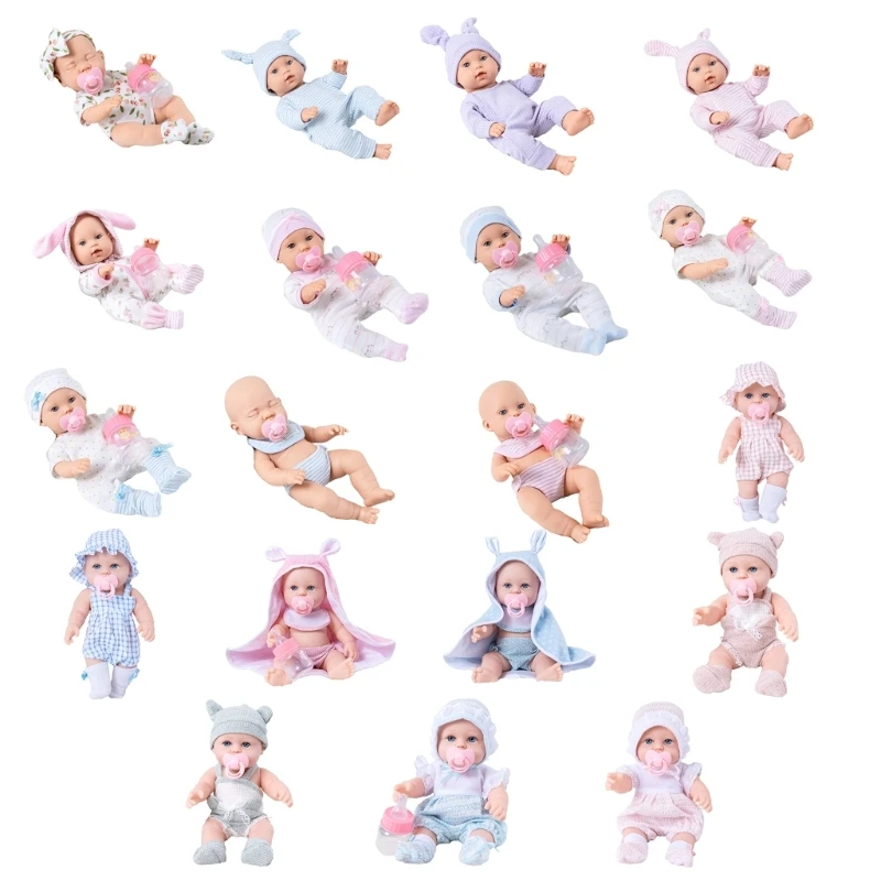 

12’’ Nurturing Reborns PartyFavor Full Body Baby Dolls Parenting Game