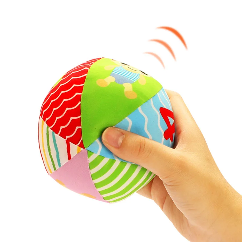 

Baby Toys Animal Ball Soft Plush Baby Mobile Toys With Sound Baby Rattle Body Building Ball Newborn Educational Toys 0-12 Months