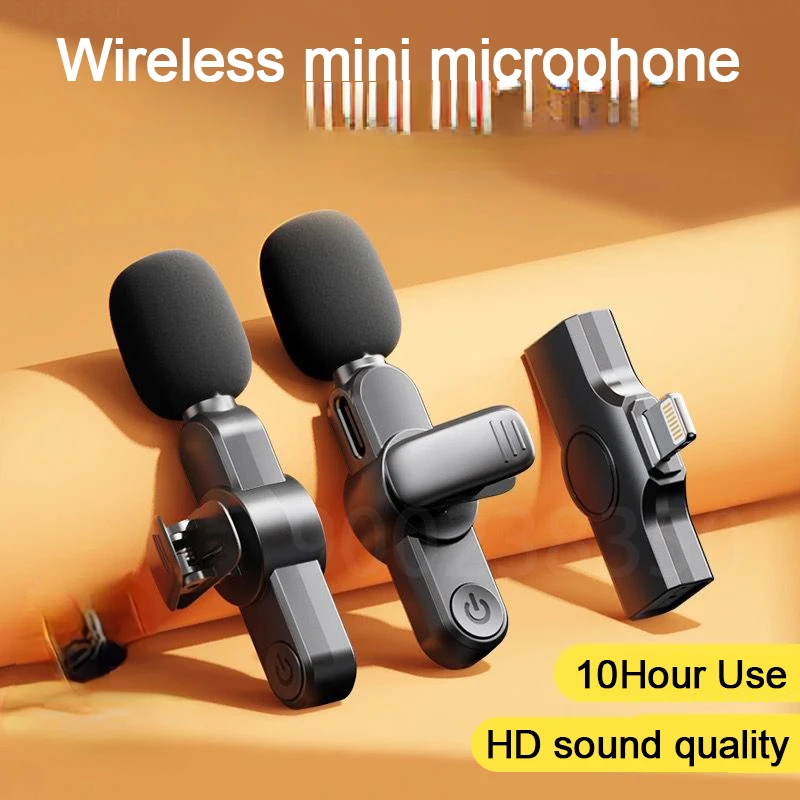 

Lavalier Microphone Portable Audio Video Mini Mic for iPhone typc c iPad Youtube Gaming Live microfone Mic