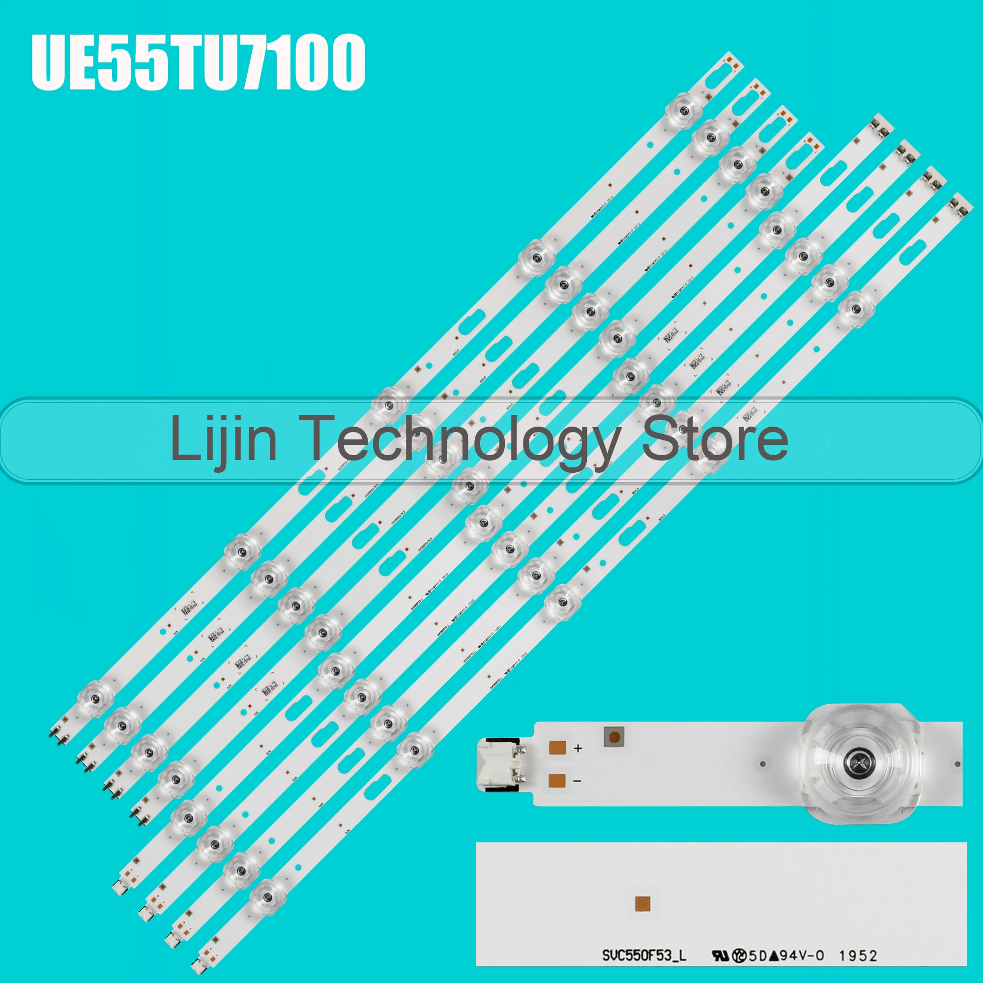 Светодиодная лента для UE55TU7192U UE55TU7500U UE55TU7540U UE55TU7560U UE55TU7570U UE55TU8000U CY-BA055HGHR1V CY-BA055HGHR4V