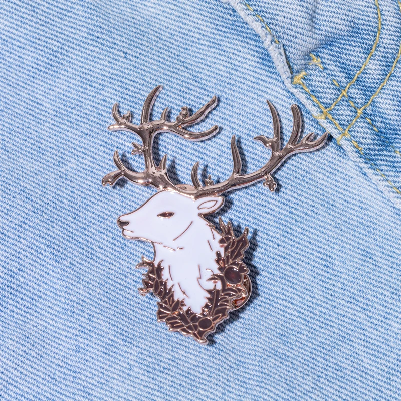 

Mabon Stag -Deer Enamel Pin -Gifts for Friends Wholesale