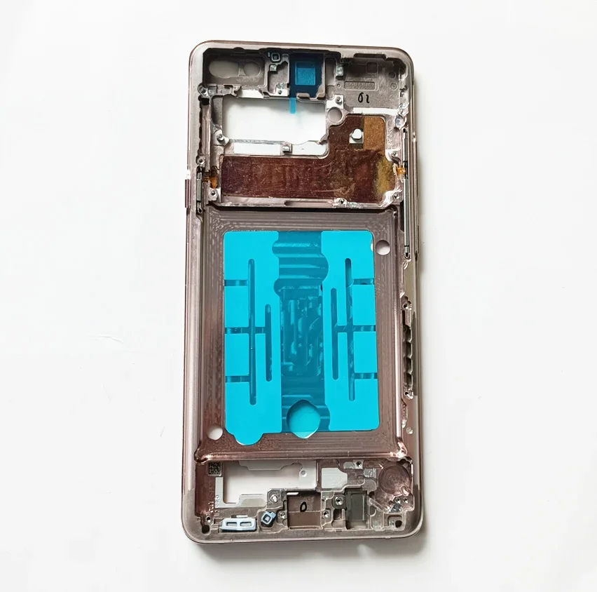 Фото Pop 1 шт. для Samsung Galaxy S10 5G G977 S10E средняя рамка, передняя панель корпуса, ЖК-дисплей, поддержка средней лицевой панели, лицевая панель №1