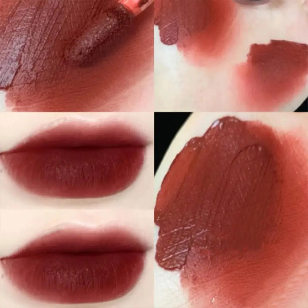 

New Chestnut Velvet Matte Liquid Lipstick Waterproof Lip Gloss Long Lasting Lipstick Women Red Lip Tint Beauty Cosmetic