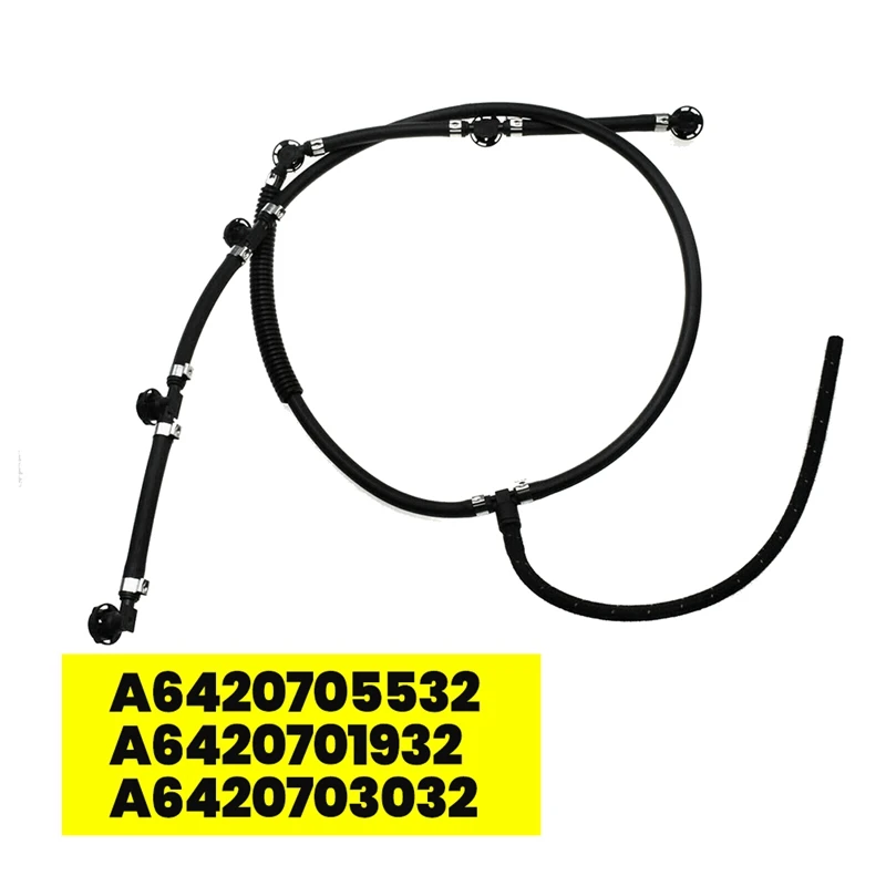 

_ Топливный инжектор, возвратный переливной шланг, Линейная труба для Mercedes Benz OM642 V6 W204 W211 W212 W164 W251