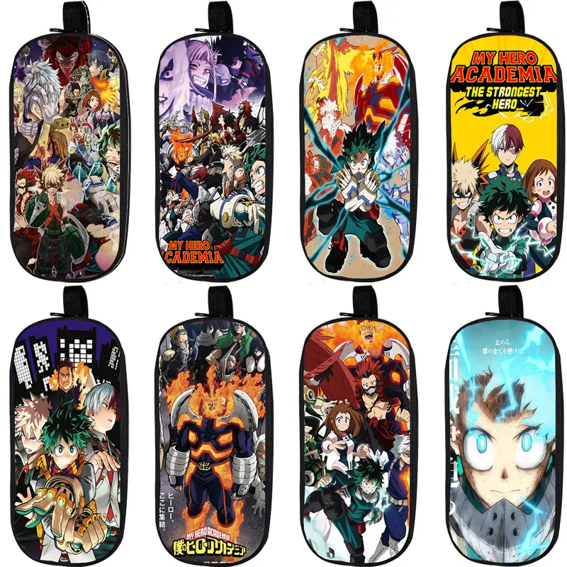 

Anime My Hero Academia Pencil Bag Izuku Midoriya Bakugou Katsuki Pencil Box Boku No Hero Academia School Pencil Cases Supplies