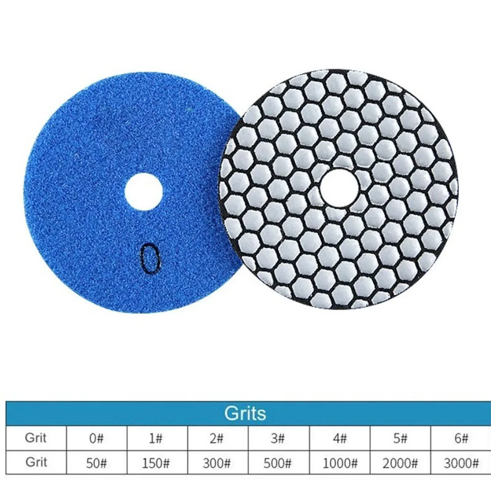 

3Inch 80mmDiamond Polishing Pads Dry Grinding Wheel Sanding Disc 50-3000grit For Granite Stone Concrete Marble Grinding Discs