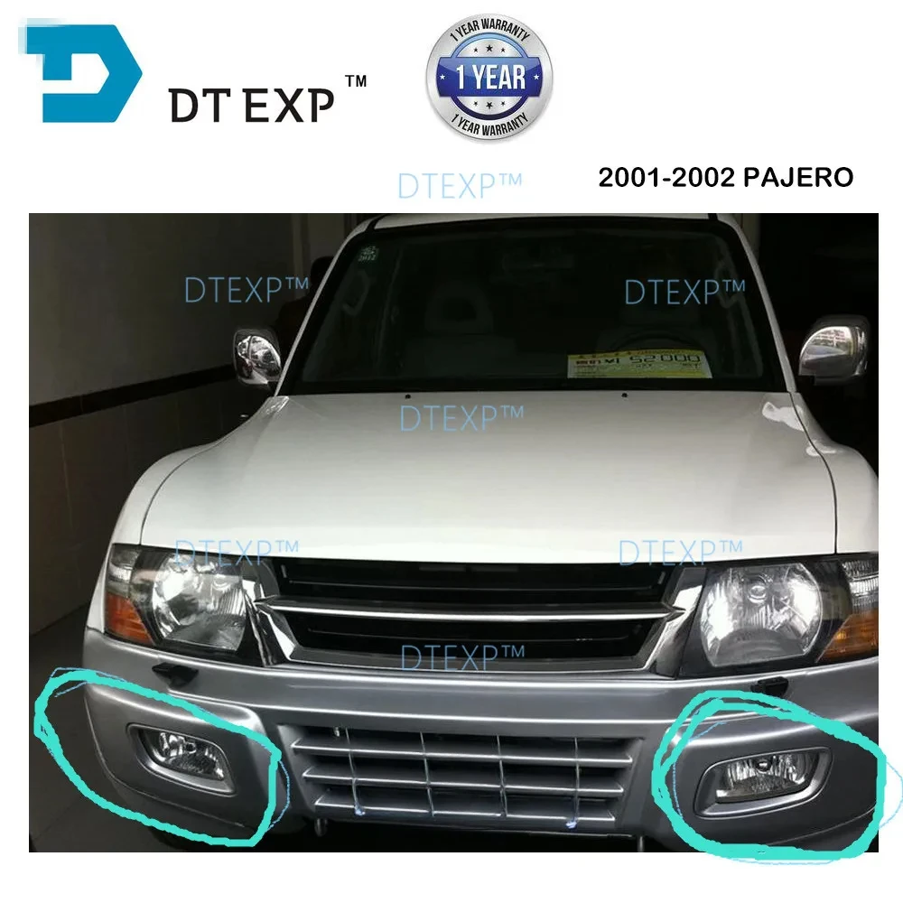 1 или 2 шт. передний бампер для Pajero V73 удлинитель переднего бампера Montero 2000-2003 V75 V77