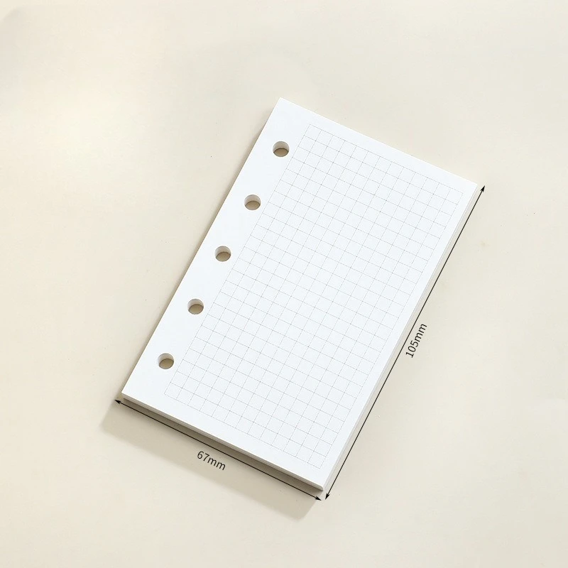 

M5 вкладыш блокнот сменный блокнот спиральная переплет внутренняя страница сетка пустая линия дневник планировщик повестки дня школьные канцелярские принадлежности