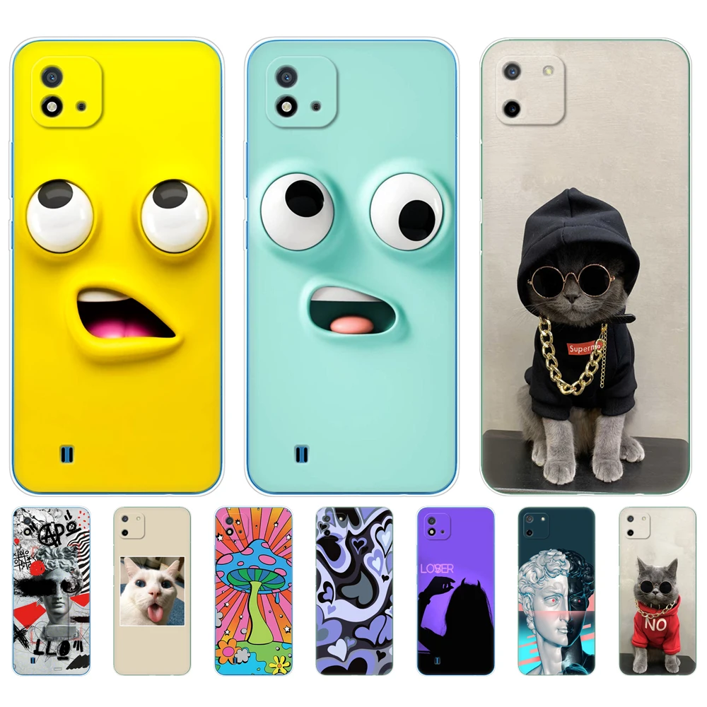 for realme c11 2021 2020 case tpu silicon back cover phone case for oppo realmec11 c 11 soft case rmx3231 rmx2185 bumper 6 5inch free global shipping
