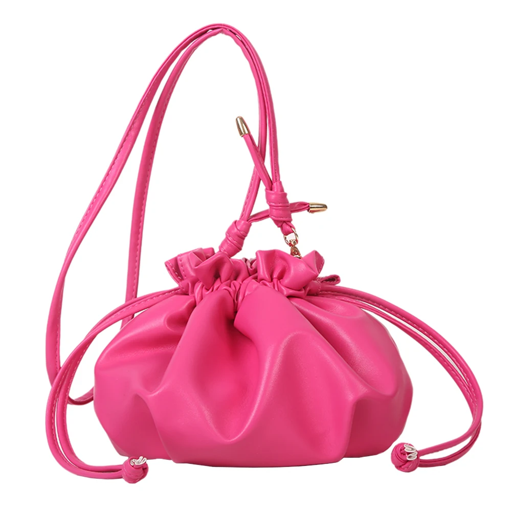 

Модная сумка на плечо, подвесная сумка Y2K, стильные сумки через плечо, кожаная сумка на шнурке для девушек в стиле High Street, кошелек, дамские сум...