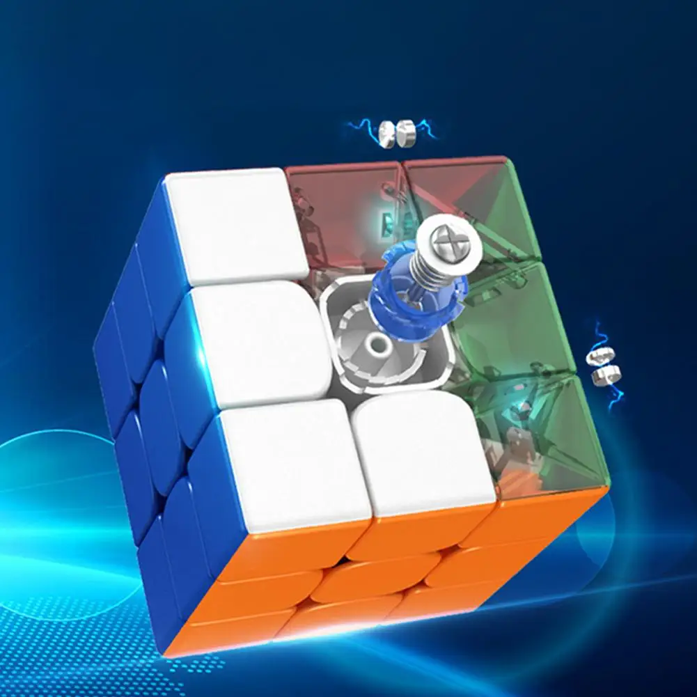 

3x3 Moyu RS3M Magnetic Speed Cube Stickerless Magic Cube Puzzle Toy Puzzle Magic Cube for Kids Gift