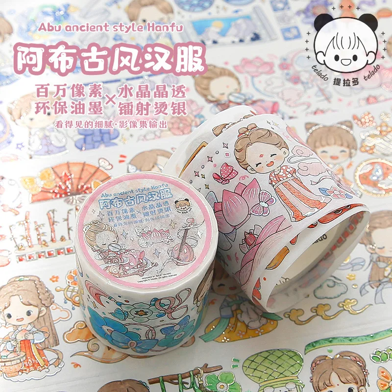 

1pcs/1lot Decorative Adhesive tapes Abu ancient style hanfu diary Scrapbooking DIY Paper Scrapbooking Stickers