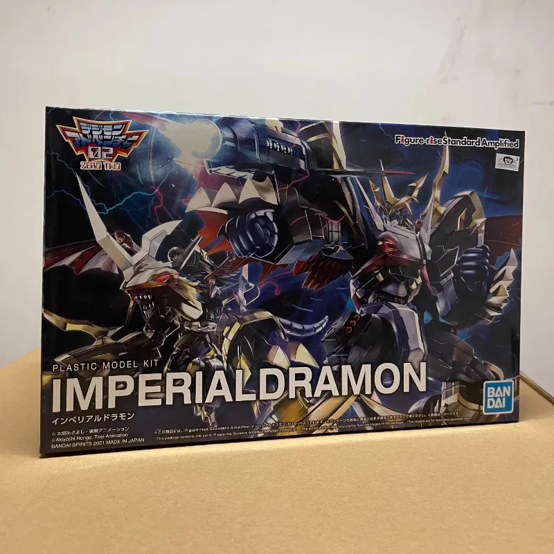 Фото В наличии: Сборная подвижная модель Bandai FiguRise Standard Amplified Digimon Adventure Imperialdramon, аниме-игрушка №1