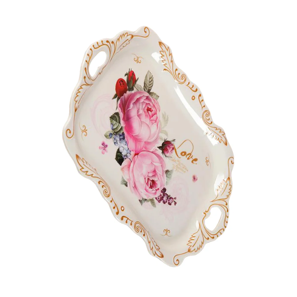 Европейский поддон поднос для сервировки еды ресторан десертная тарелка простой