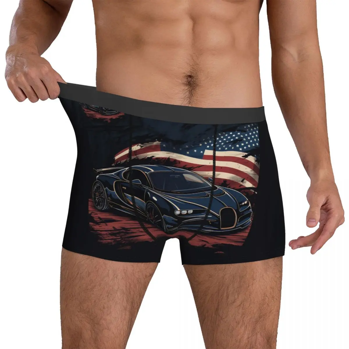 

Sports Car Underwear Road Car Males Boxer Brief Breathable Boxershorts Hot Customs Plus Size Panties