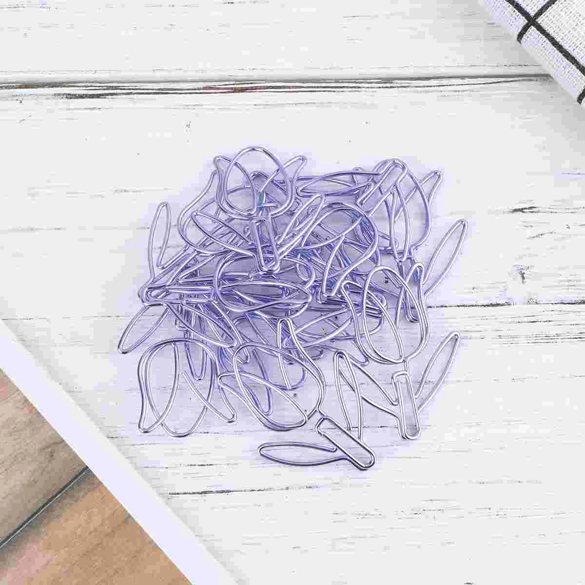 

12pcs Paper Clips Durable Simple Creative Metal Paper Clamps Paper Clips Clips Paper for Home Office