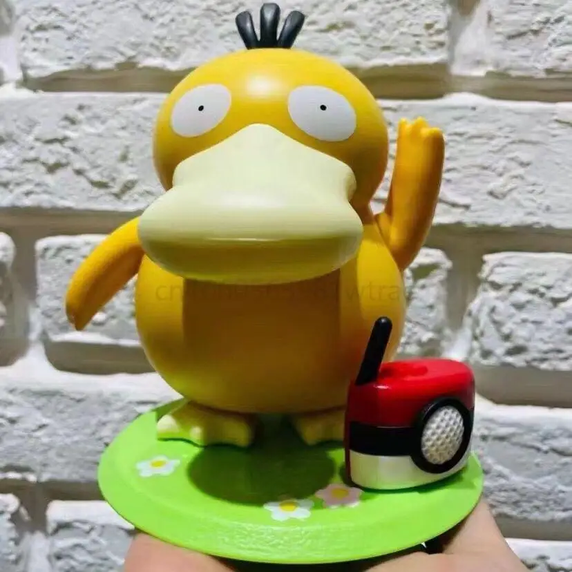 

New Pokemon Toy Psyduck Kawaii Anime Action Figure Dolls Dance Music Box Hot Internet Celebrity Electronic Toy Children Gift