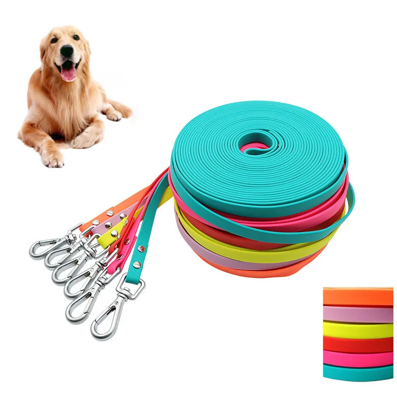 

5/10/15m Waterproof Dog Leash Long Pvc Pet Leashes Easy To Clean Small Medium Large Dog Accessories for Pet Correa Perro