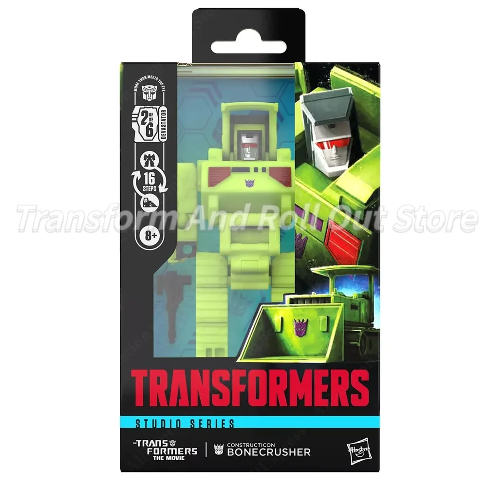 Фото В наличии Трансформеры Studio Series 2025 Deluxe Constructicon Bonecrusher TF1986 Фигурка Модель Коллекция игрушек Подарок для хобби №2