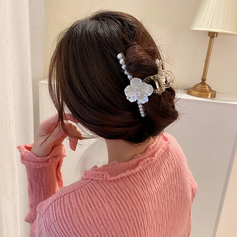 Темпераментная Изысканная супер фея цветок бабочка Акула заколка для волос