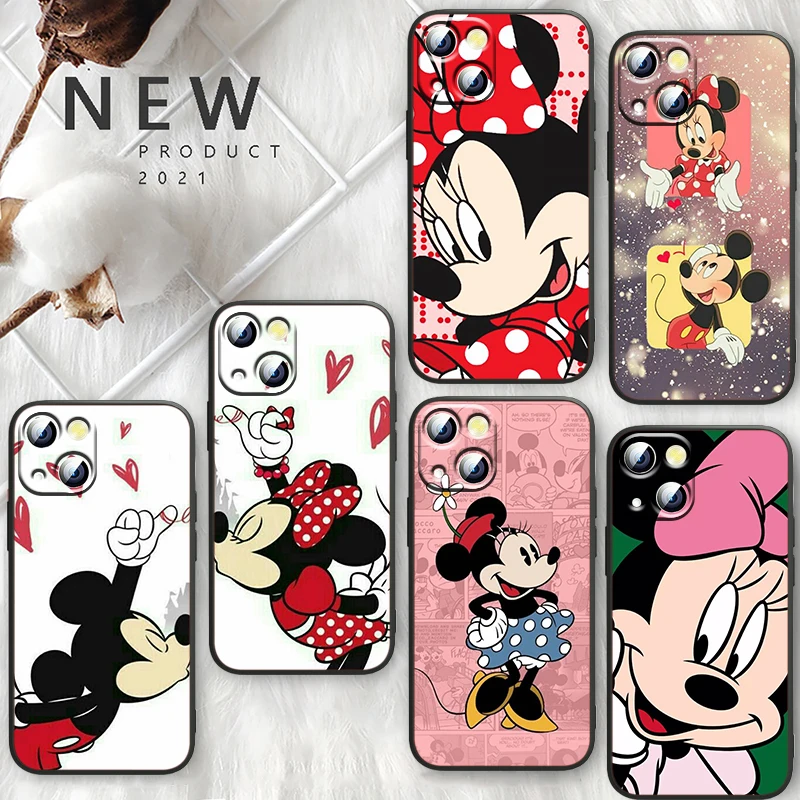

Mickey Mouse Animation For Apple iPhone 13 12 Mini 11 XS Pro Max X XR 8 7 6 Plus SE 2020 5 Funda Capa Black Phone Case