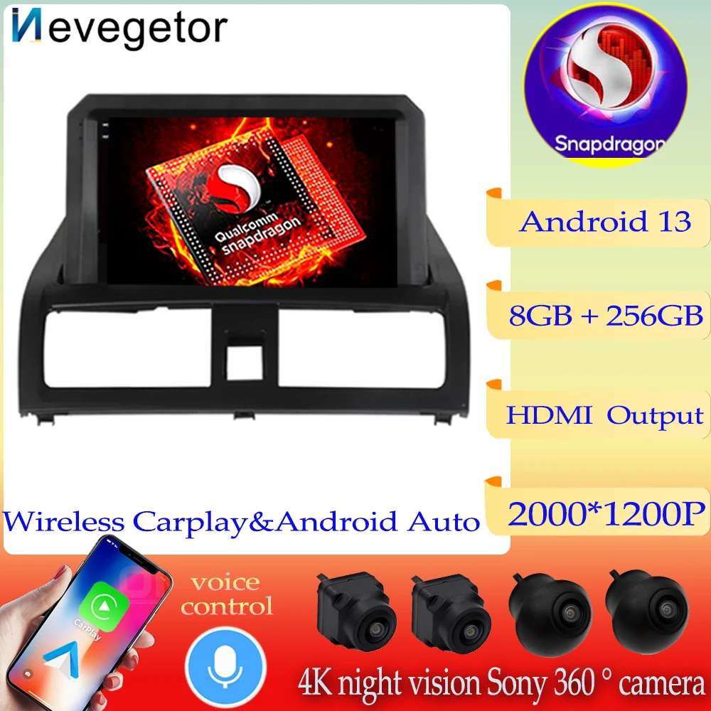 

Qualcomm Snapdragon Android13 For Honda Accord 7 Diesel 2003-2007 GPS Audio Radio Atereo Wifi Head Unit Car Multimedia Player
