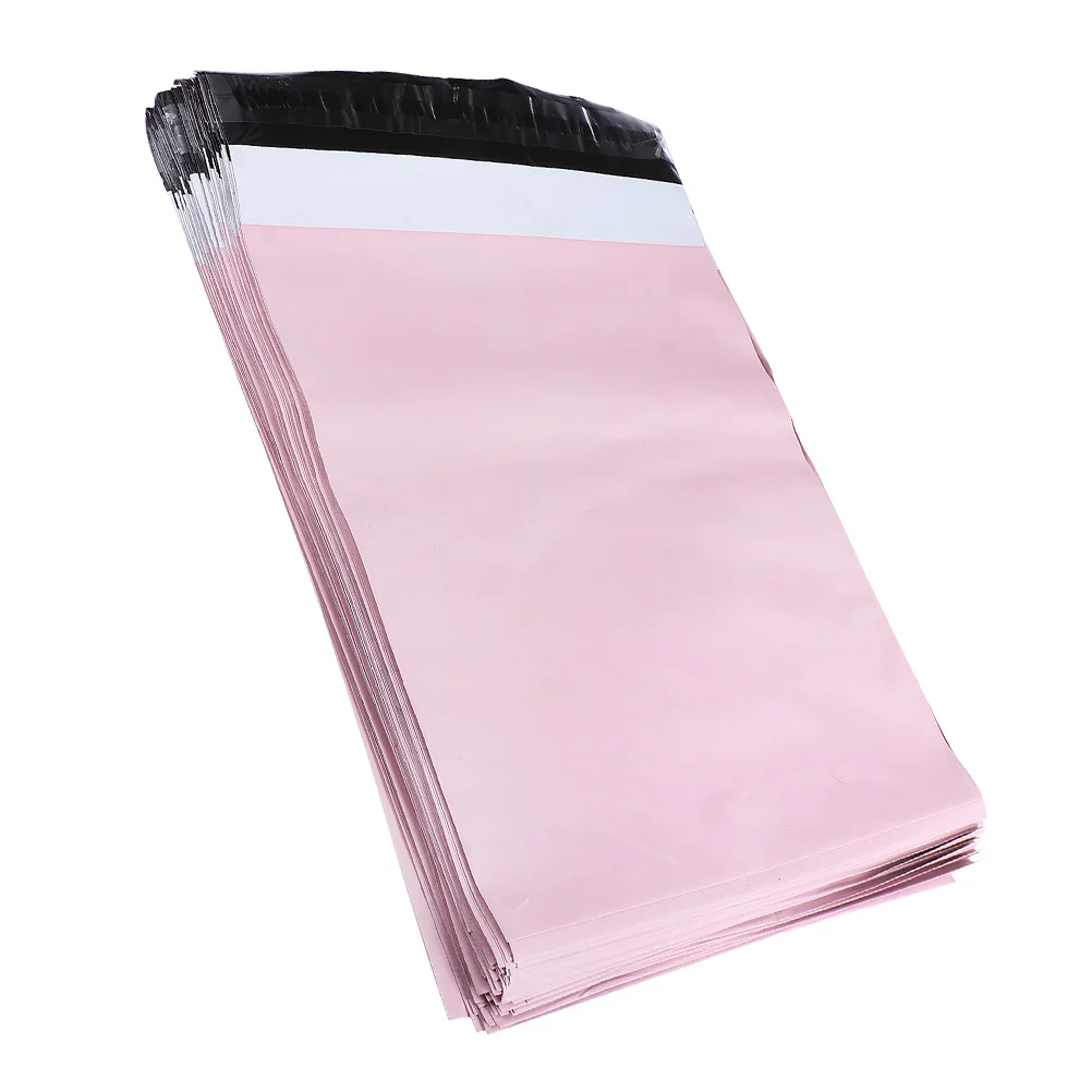 

50 Pcs Courier Bag Logistics Shipping Envelopes Plastic Wrapper Bags Mailers Poly Delivery Thicken With closure