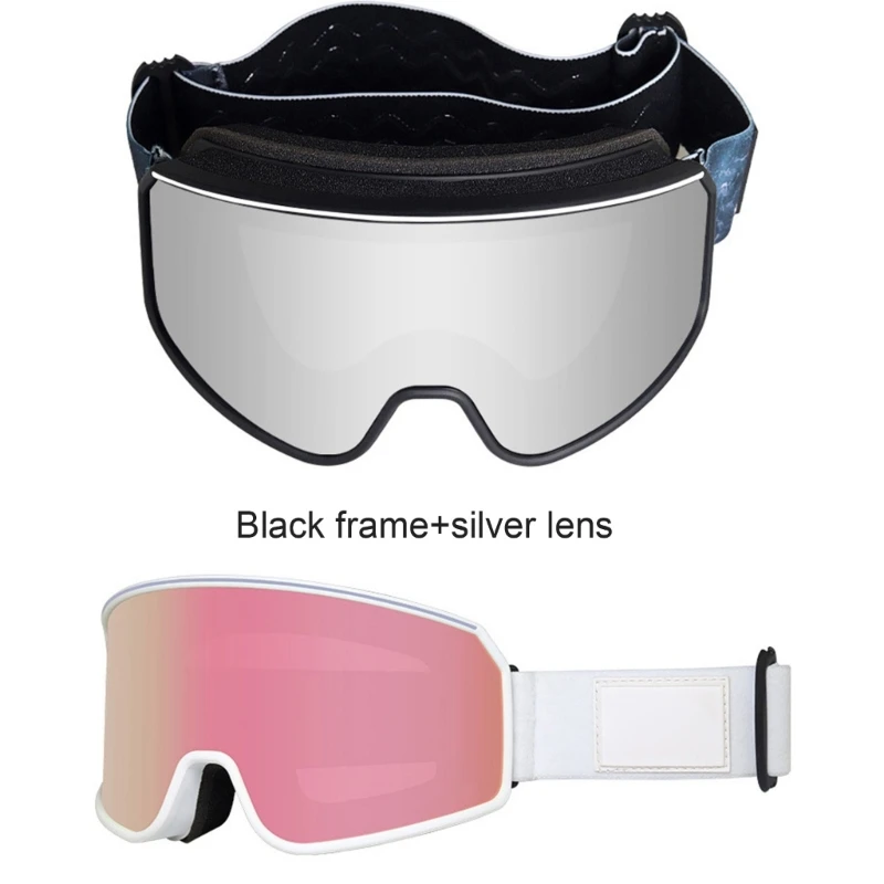

Ski Goggles UV-Protection Snowboard Goggles Anti-fog Double Layers Ski Goggles