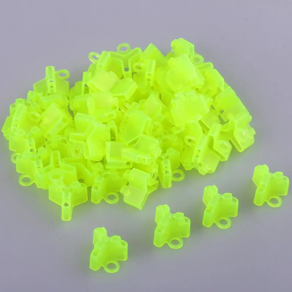 

50 pieces of light yellow protective sleeves for hooks