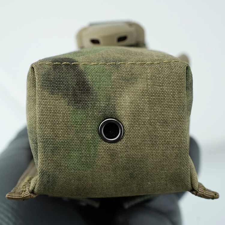 Outdoor Sports Multifunctional Sundry Bag 6094 Styling Tactical Tank Top Radio Interphone Bag Green Ruins Camo TC0039