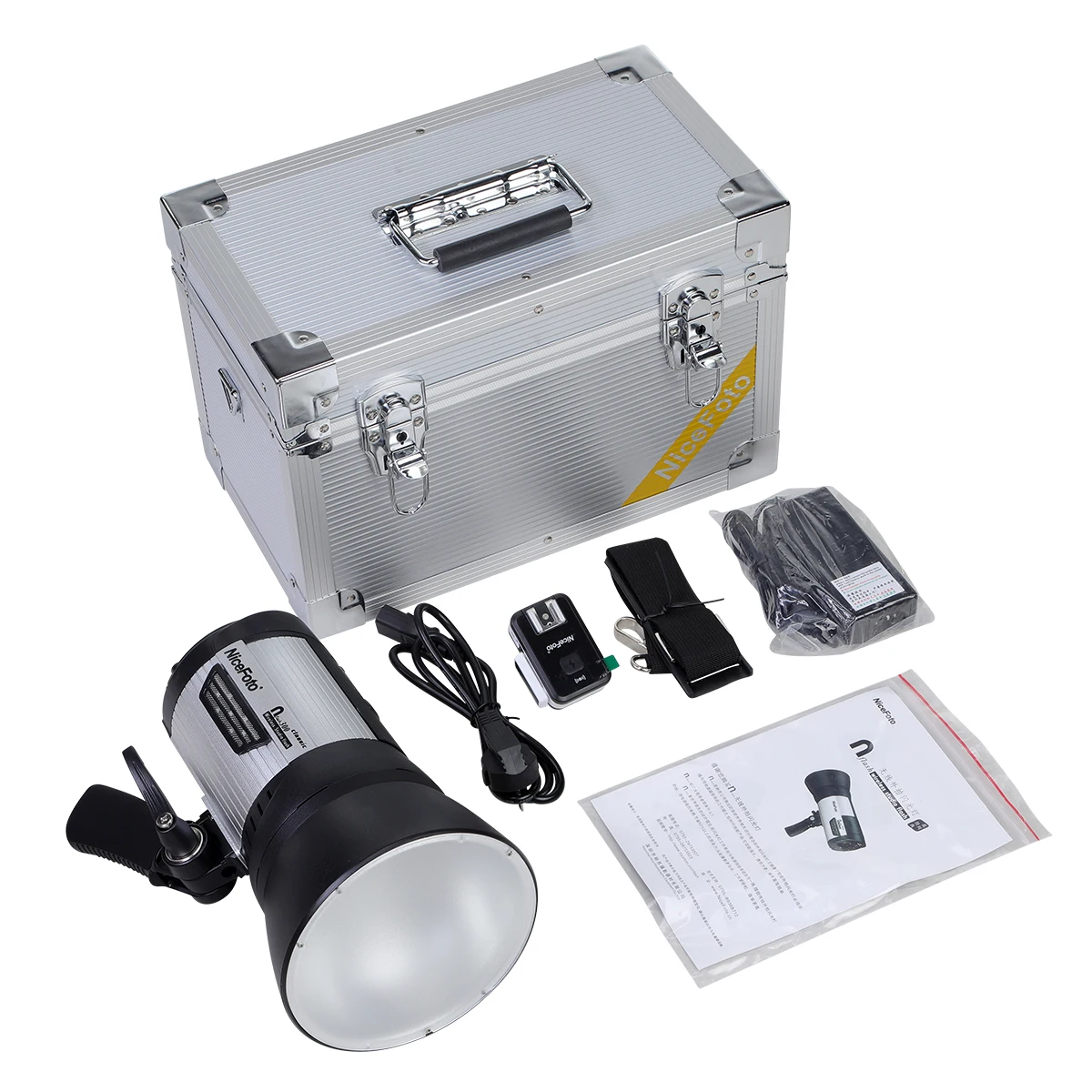 

Беспроводная студийная вспышка nflash300 NiceFoto 300ws с питанием от батареи