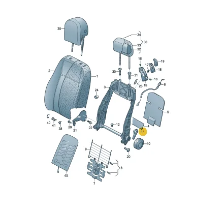 Ручка регулировки рукоятки для VW жук гольф Jetta MK6 Passat B7 Sharan Tiguan Skoda superyeti Черная -