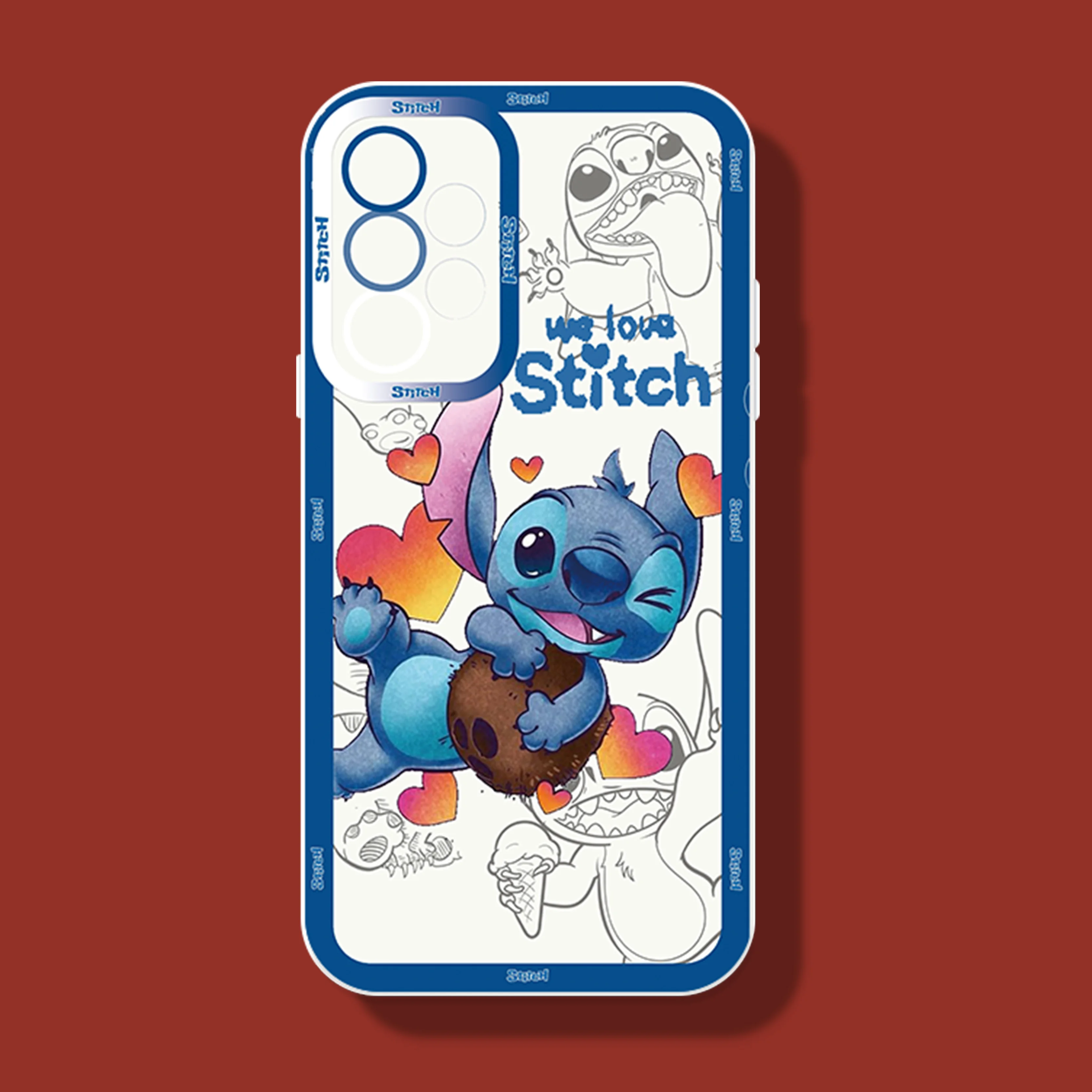 

Disney Cool Stitch For Samsung Galaxy A03 A04E A23 A22 A21S A20S A10S A03S A02 4G 5G Angel Eyes Phone Case