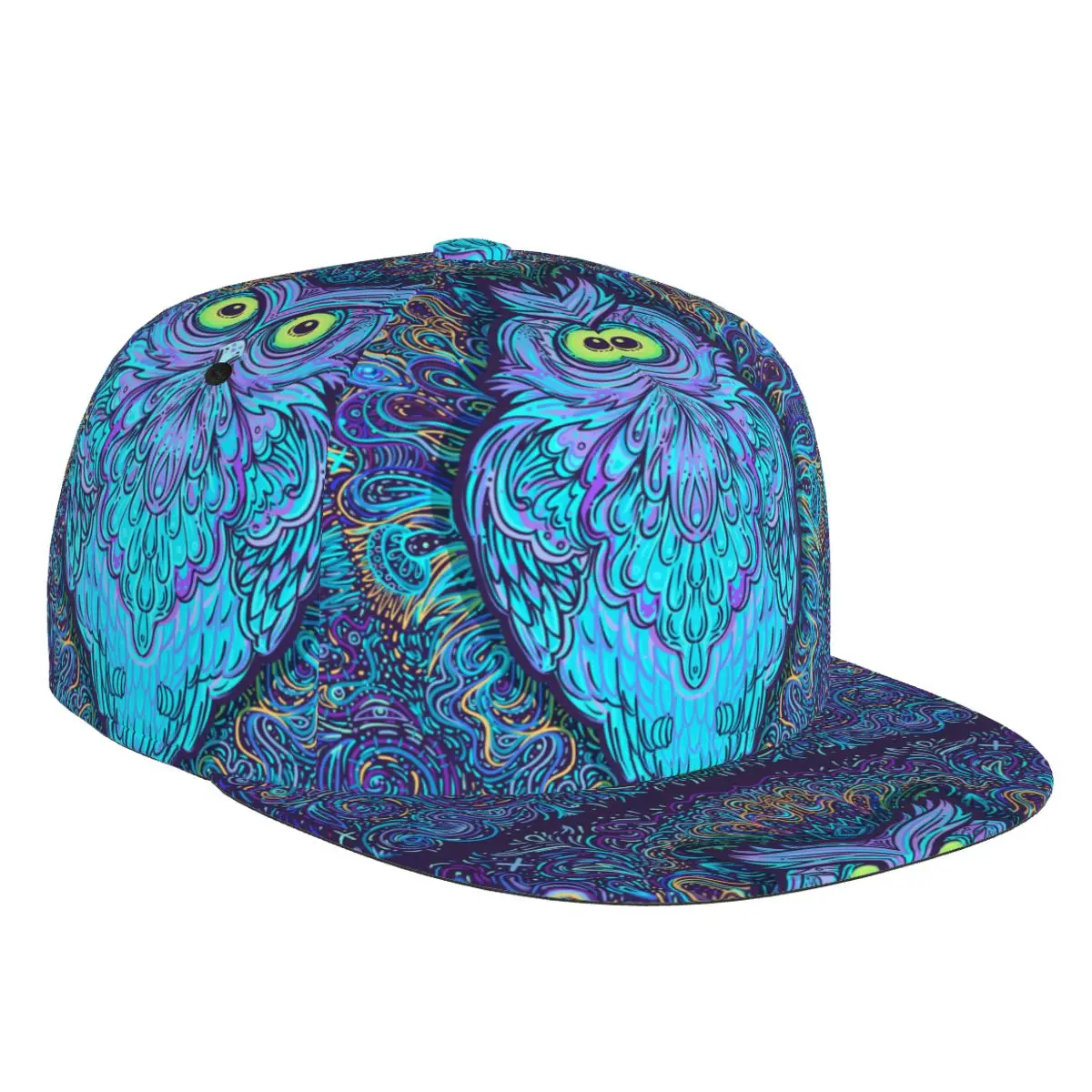

Bstract Owl 3D Print Baseball Cap Casual Sun Hat Elegant Ethnic Style Fashion Stage Hip Hop Women Men