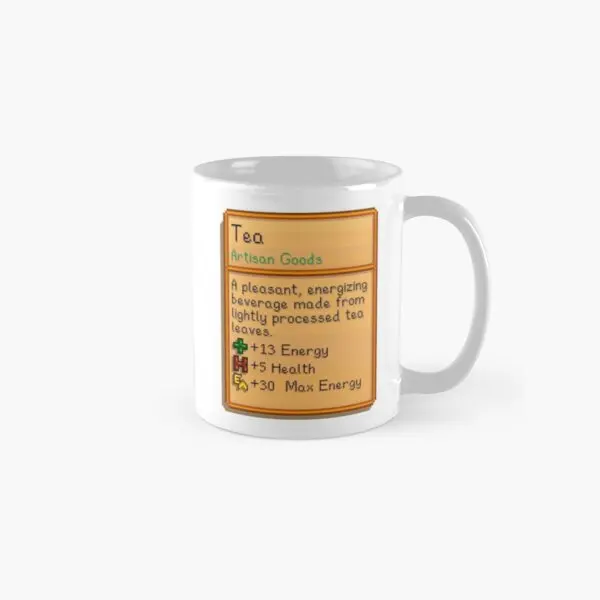 

Классическая чашка Stardew Valley Tea, чашка с изображением, круглая ручка для чая, простая печать, посуда для напитков, подарки, фотография, дизайн к...