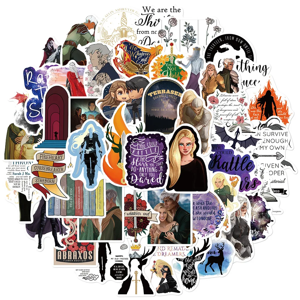 50 шт. наклейки для ноутбука телефона скейтборда