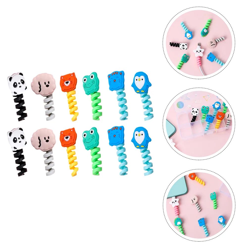 

Cable Protector Saver Animalbite Charging Silicone Cord Protectors Cartoon Bites Animalschewers Usb