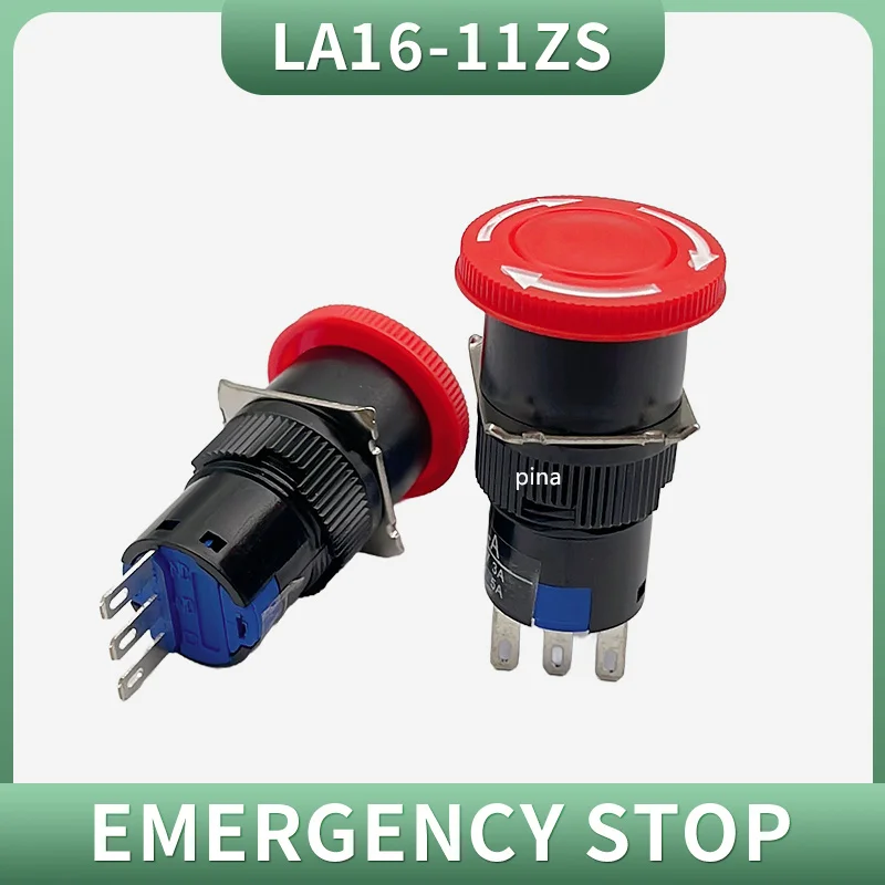 

1 шт. красный гриб постоянного тока 30 В 3 А/переменного тока 250 В 1 А кнопочный переключатель аварийной остановки