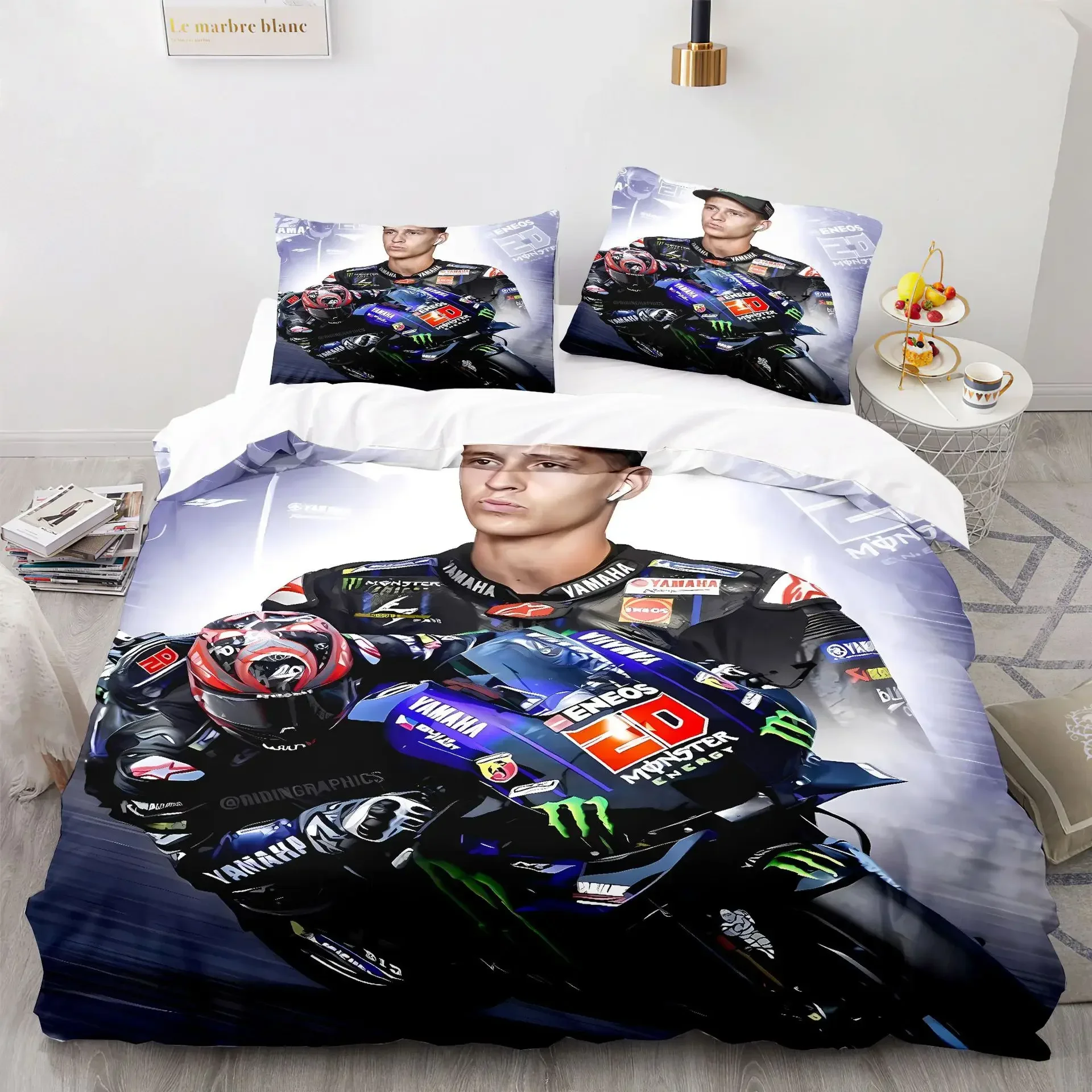 Комплект постельного белья M-Marc Marquez 93, пододеяльник, пододеяльник, пододеяльник, наволочка, королева, двойной размер для мальчиков и девочек, взрослых (art.: 3920cd0278e99) - 3920cd0278e99
