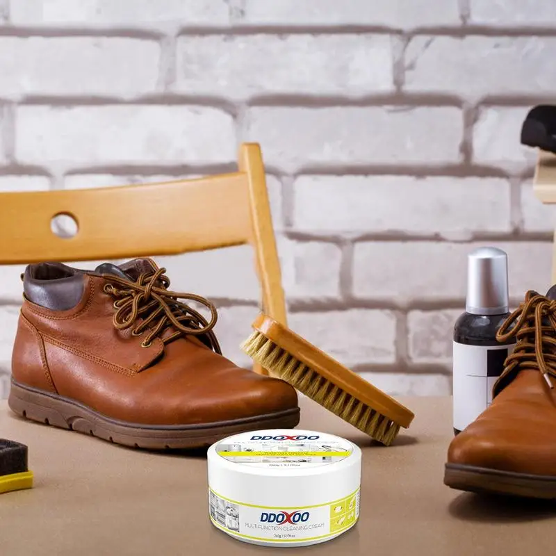 

White Shoe Cleaner Efficient Stain Removal Cream Water-Free Multi-functional White Shoes Cleaning Cream For Clothes Sneaker Shoe