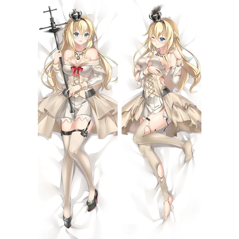 Фото Dakimakura аниме Warspite двусторонний принт в натуральную величину наволочка для тела постельные принадлежности подарки №2