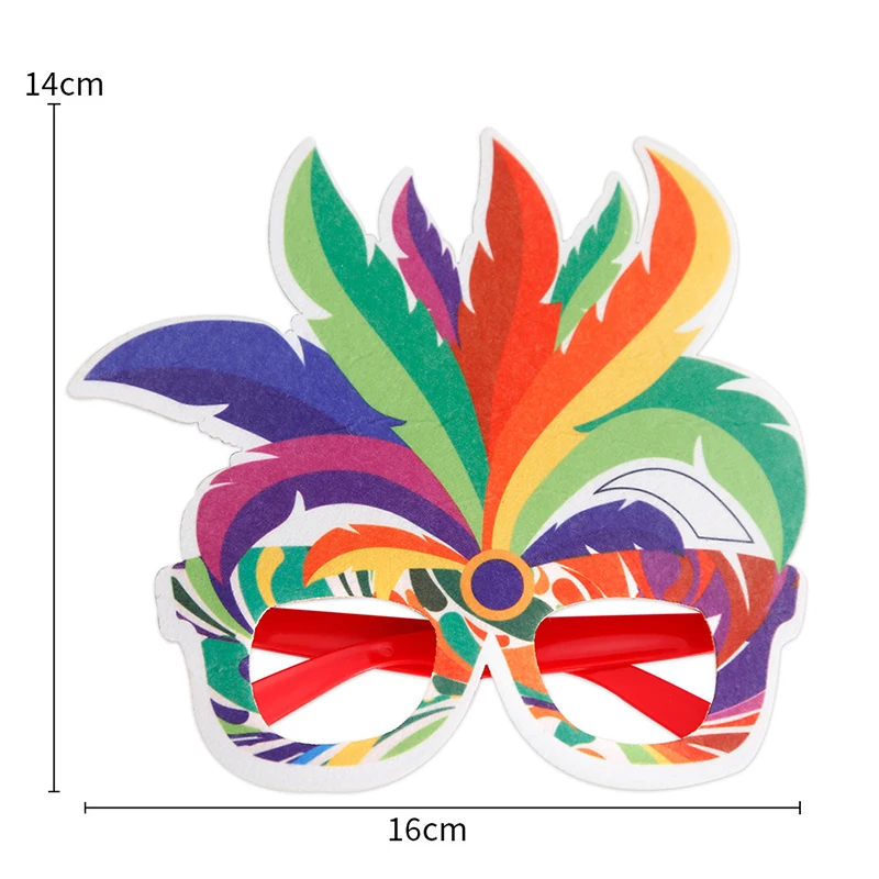 

Карнавальные очки с перьями Party Creator