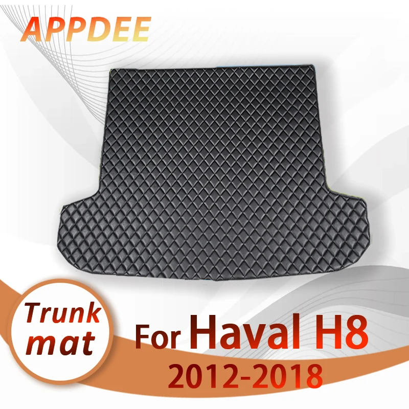 

APPDEE Car trunk mat for Haval H8 2012 2013 2014 2015 2016 2017 2018 cargo liner carpet interior accessories cover