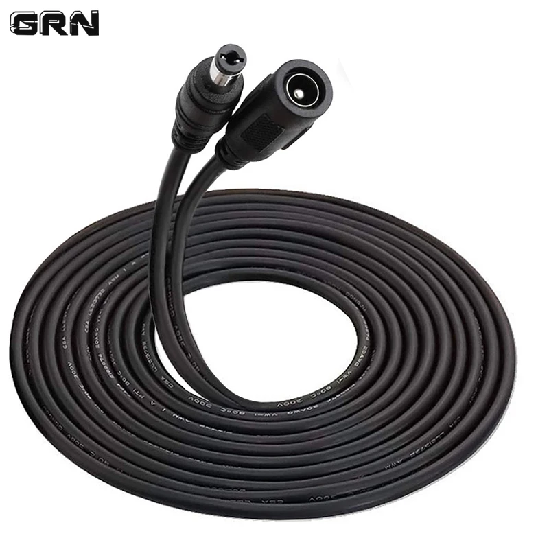 Адаптер питания постоянного тока Удлинительный кабель 1 м 2 3 5 10 15 штекер-гнездо