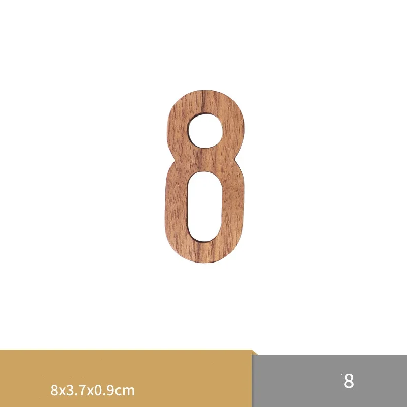 

Набор декоративных букв из черного ореха