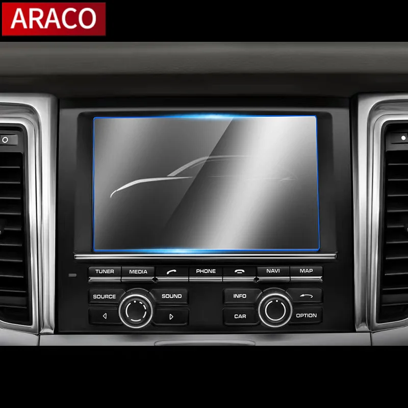 

Для автомобиля Porsche Panamera Macan Cayenne GPS навигационная пленка ЖК-экран Защитная пленка из закаленного стекла пленка против царапин 7 дюймов