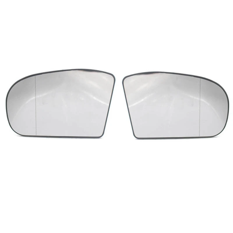 

1 Pair Right and Left Side Rearview Mirror Glass Len Replacement for Mercedes Benz W203 W211 2038100121 2038101021