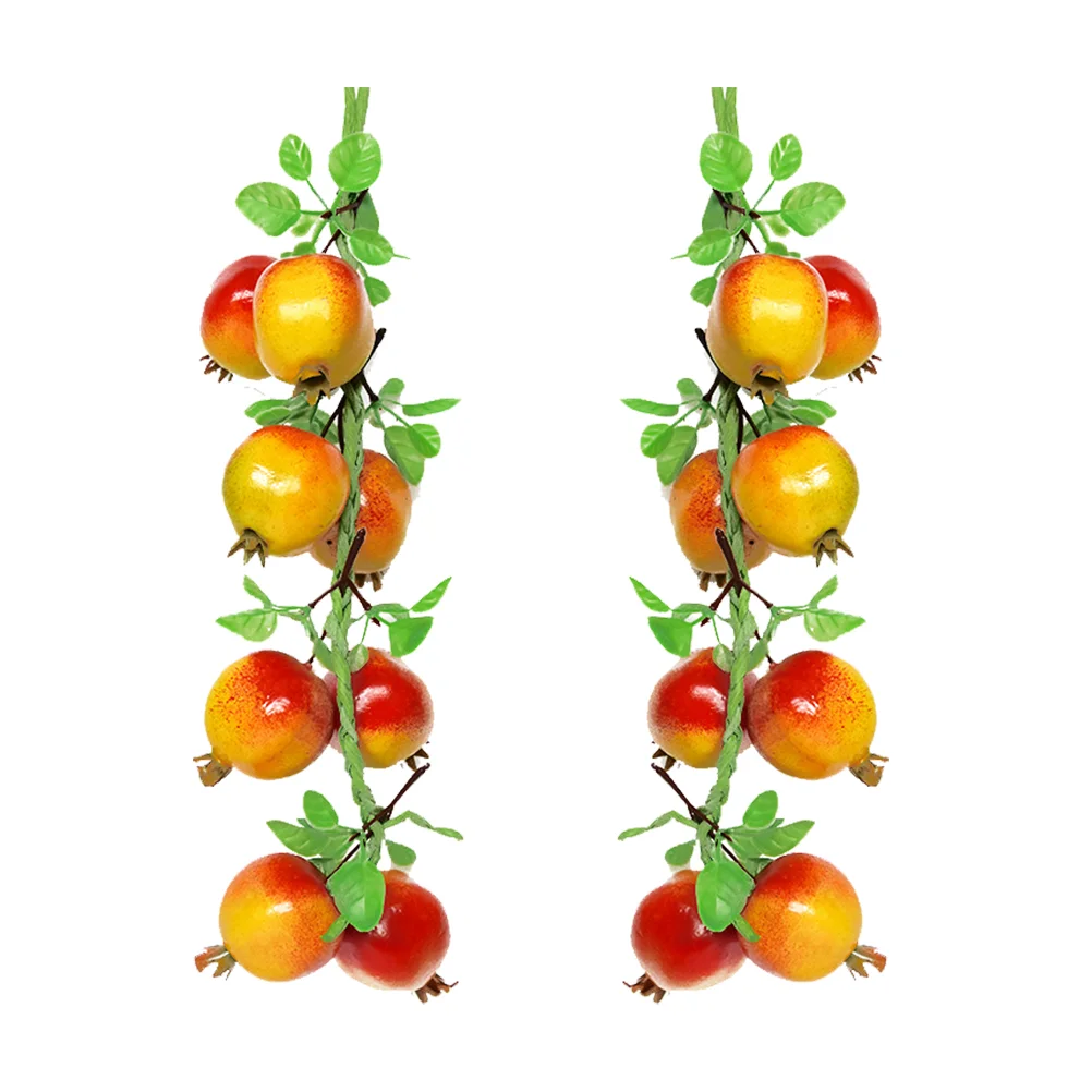

Fruit Lifelikemodel Party Pomegranate Fruitsvine Decor Decoration String Pendant Toy Learning Prop Simulation Artificial